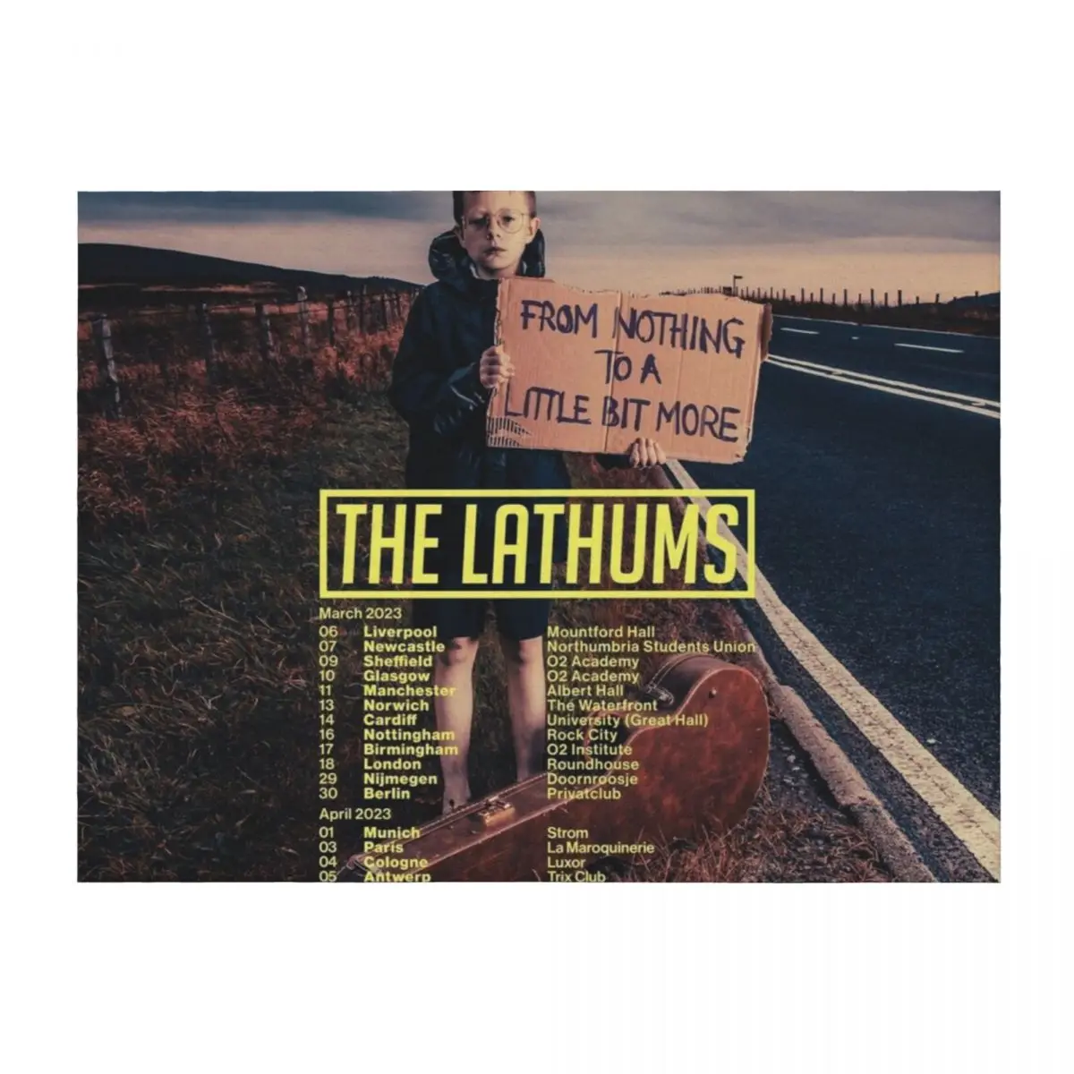 Date of UK / EU The Lathums UK/EU tour 2023 Throw Blanket Furry for sofa bed plaid Baby Blankets
Date of UK / EU The Lathums UK/EU tour 2023 Throw Blanket Furry for sofa bed plaid Baby Blankets