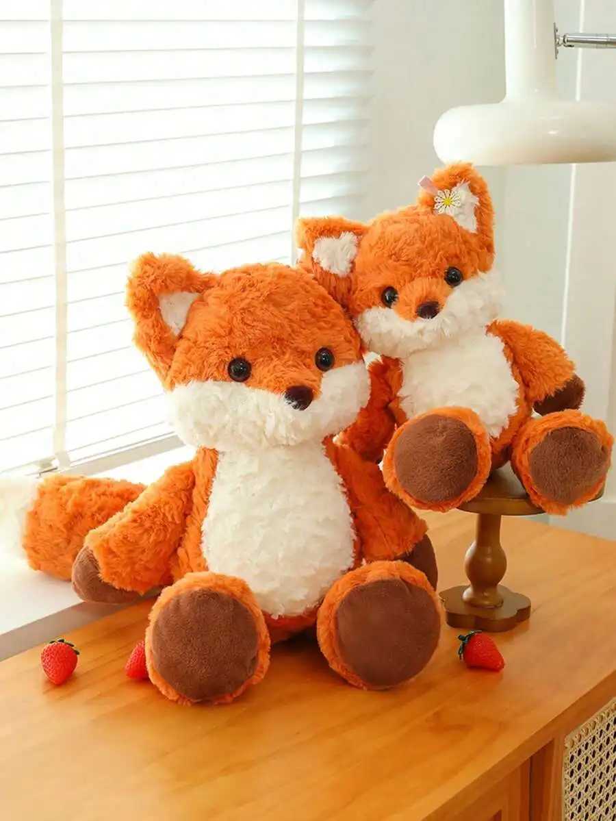 New Plush Fox Doll Doll, Soft Fox Plush Stuffed Animal Pillow, Lovely Companion Plush Doll, Perfect Gift For Kids, Room Decor, Suitable For Children, Party, Children's Day, Halloween, And Various Holidays
New Plush Fox Doll Doll, Soft Fox Plush Stuffed Animal Pillow, Lovely Companion Plush Doll, Perfect Gift For Kids, Room Decor, Suitable For Children, Party, Children's Day, Halloween, And Various Holidays