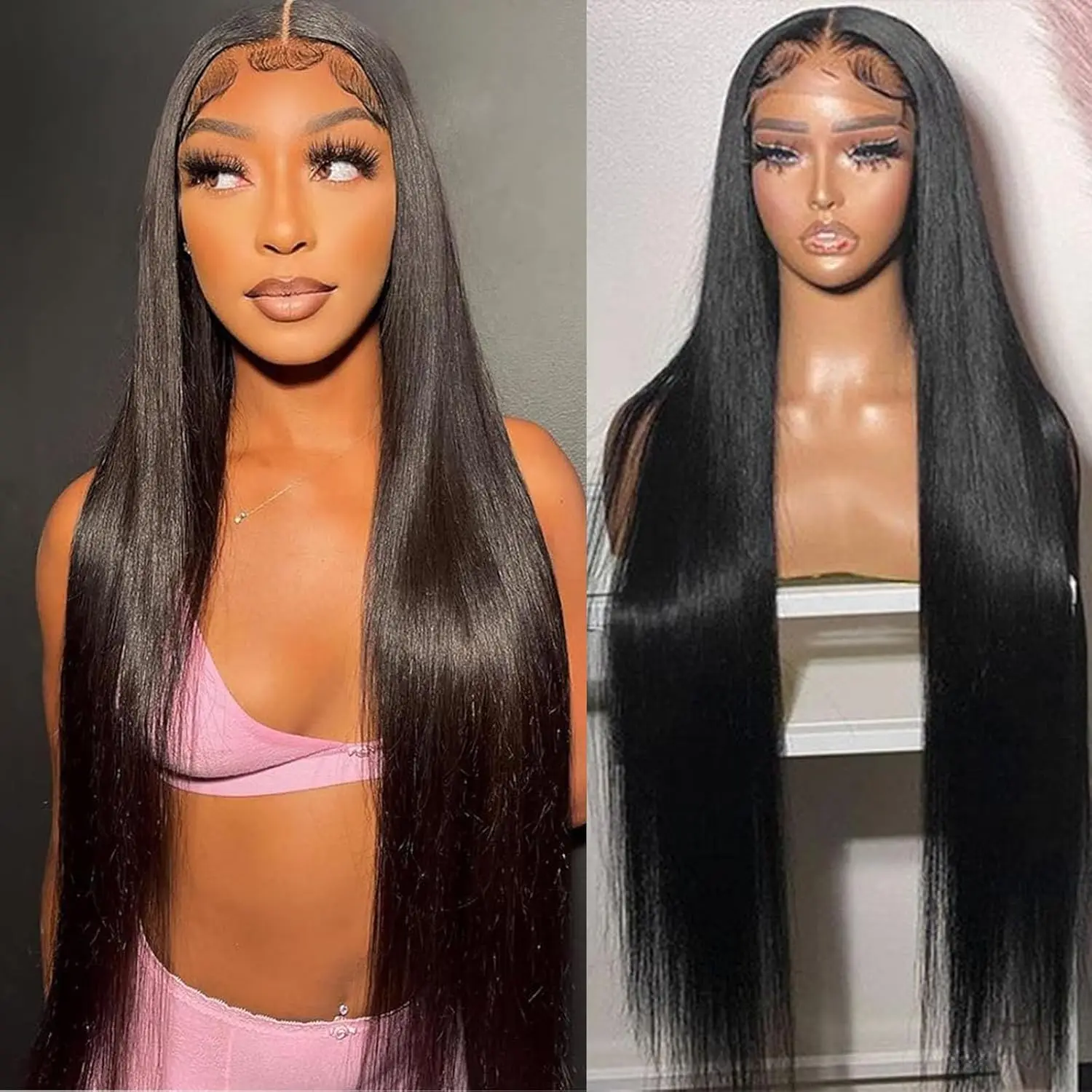 250 300 Density Transparent HD Human Hair Wig 30 40 Inch Bone Straight 13x4 Lace Front 13x6 Brazilian Lace Frontal Wigs
250 300 Density Transparent HD Human Hair Wig 30 40 Inch Bone Straight 13x4 Lace Front 13x6 Brazilian Lace Frontal Wigs
