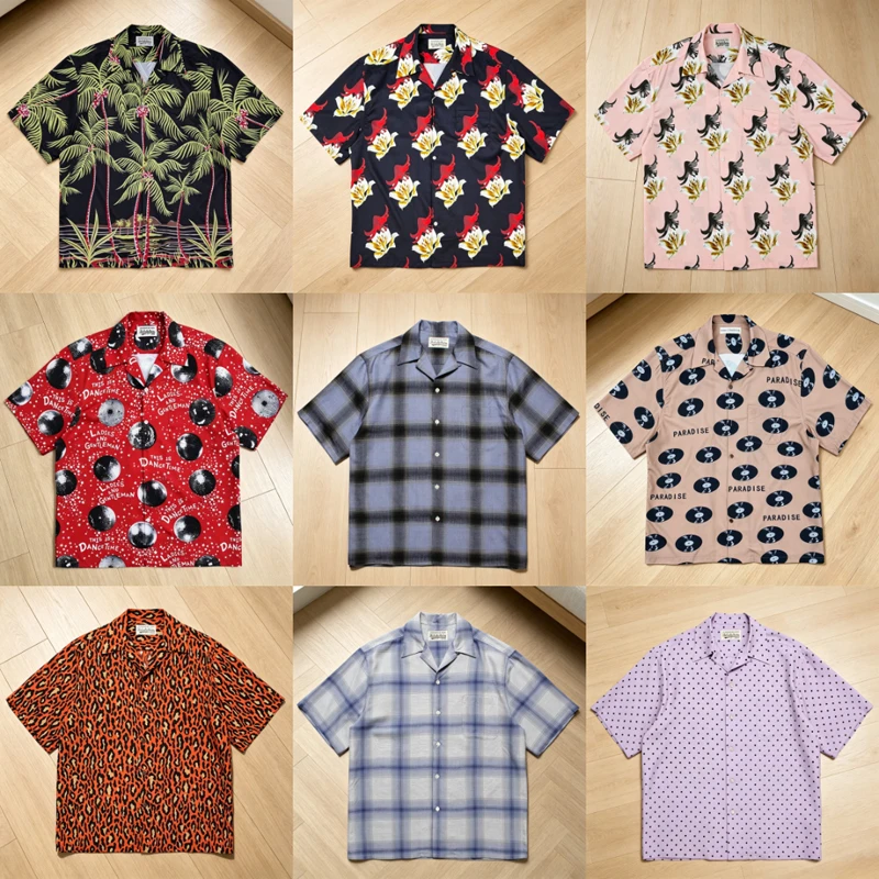 26SS Pink Lily Floral Print Aloha Shirt WACKO MARIA Hawaiian Shirts Summer Men's Casual Short Sleeves
26SS Pink Lily Floral Print Aloha Shirt WACKO MARIA Hawaiian Shirts Summer Men's Casual Short Sleeves