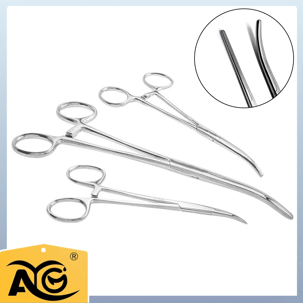 AG Stainless Steel Hemostatic Forceps Vascular Forceps Surgical Clips Straight Elbow Large/Small Mosquito Clips Complete Models
AG Stainless Steel Hemostatic Forceps Vascular Forceps Surgical Clips Straight Elbow Large/Small Mosquito Clips Complete Models