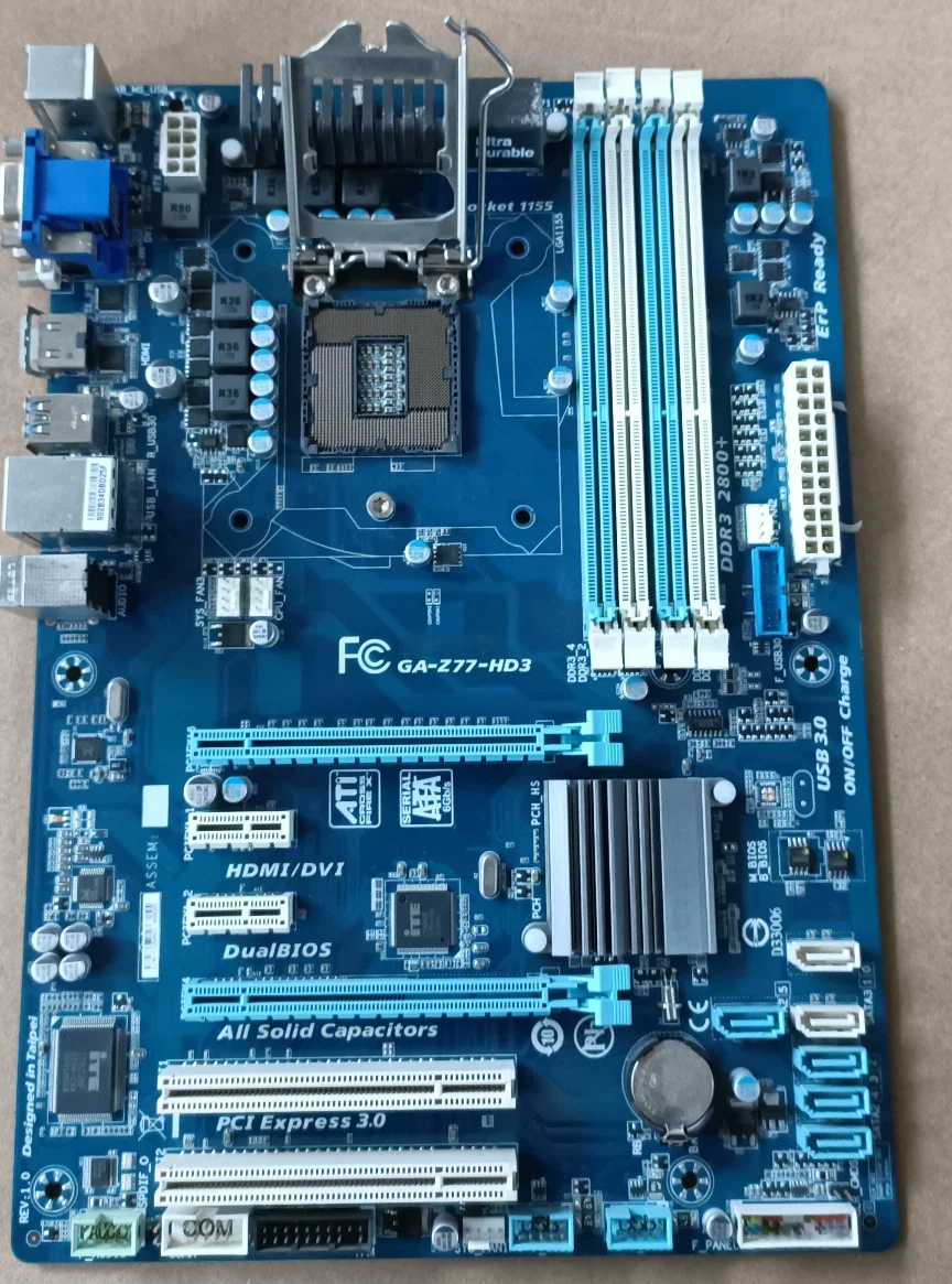 For Gigabyte GA-Z77-HD3 Desktop Motherboard Z77 HD3 Mainboard 100% Tested OK
For Gigabyte GA-Z77-HD3 Desktop Motherboard Z77 HD3 Mainboard 100% Tested OK