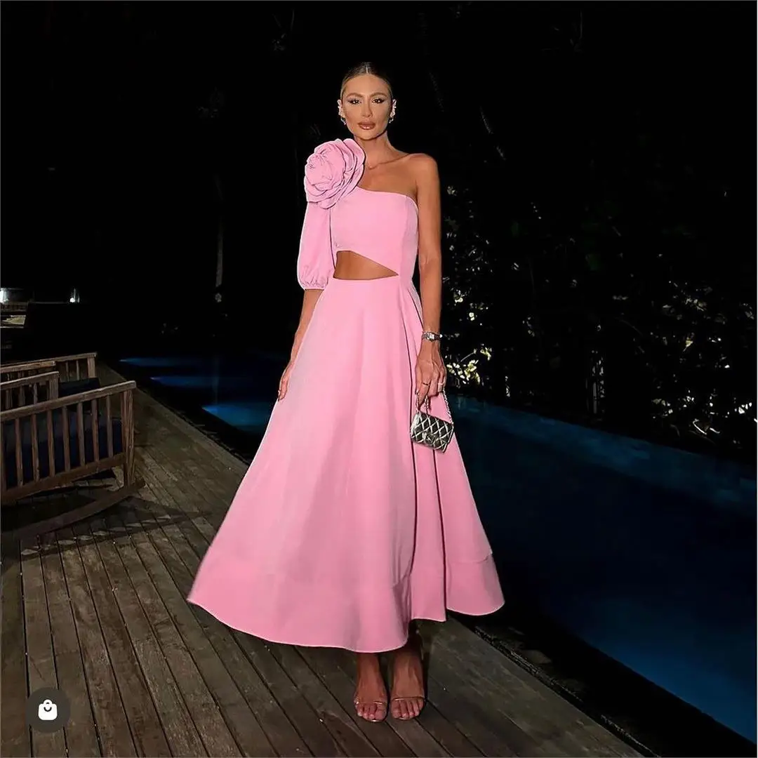 Sexy Big Flower One oulder Long Dr Open Belly A-Line Skirt Polyester Spring Summer Autumn Casual Chic Evening Wear
Sexy Big Flower One oulder Long Dr Open Belly A-Line Skirt Polyester Spring Summer Autumn Casual Chic Evening Wear