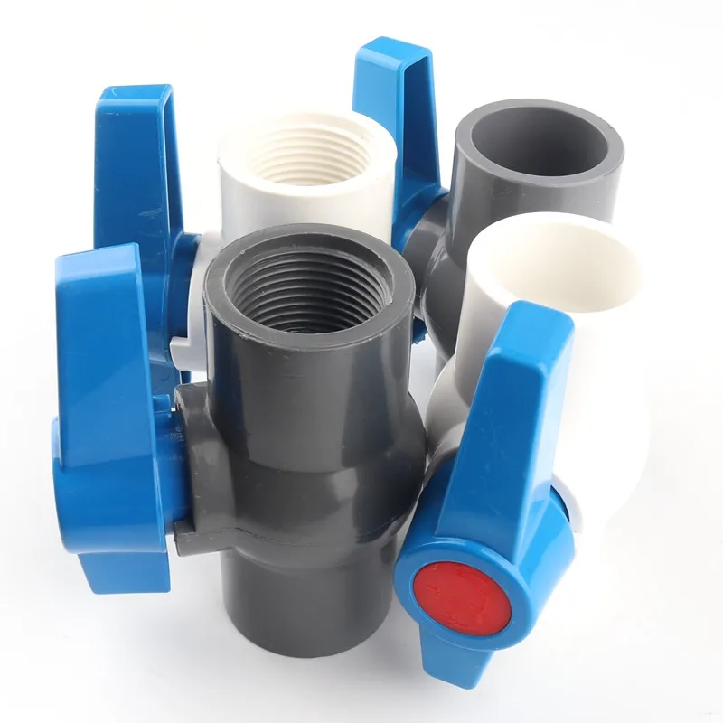 4pcs 20-40mm 1/2"-1 1/4" Female Thread White PVC Globe Valve Garden Irrigation Water Pipe Connector Water Supply Fittings Joint
4pcs 20-40mm 1/2"-1 1/4" Female Thread White PVC Globe Valve Garden Irrigation Water Pipe Connector Water Supply Fittings Joint