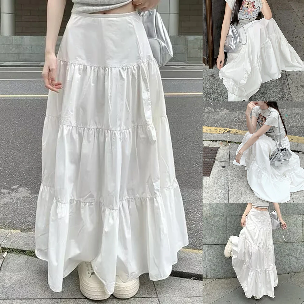 Женские плиссированные длинные юбки трапециевидной формы в стиле бохо, модные струящиеся многоярусные макси-длинги, модная винтажная уличная одежда
Женские плиссированные длинные юбки трапециевидной формы в стиле бохо, модные струящиеся многоярусные макси-длинги, модная винтажная уличная одежда