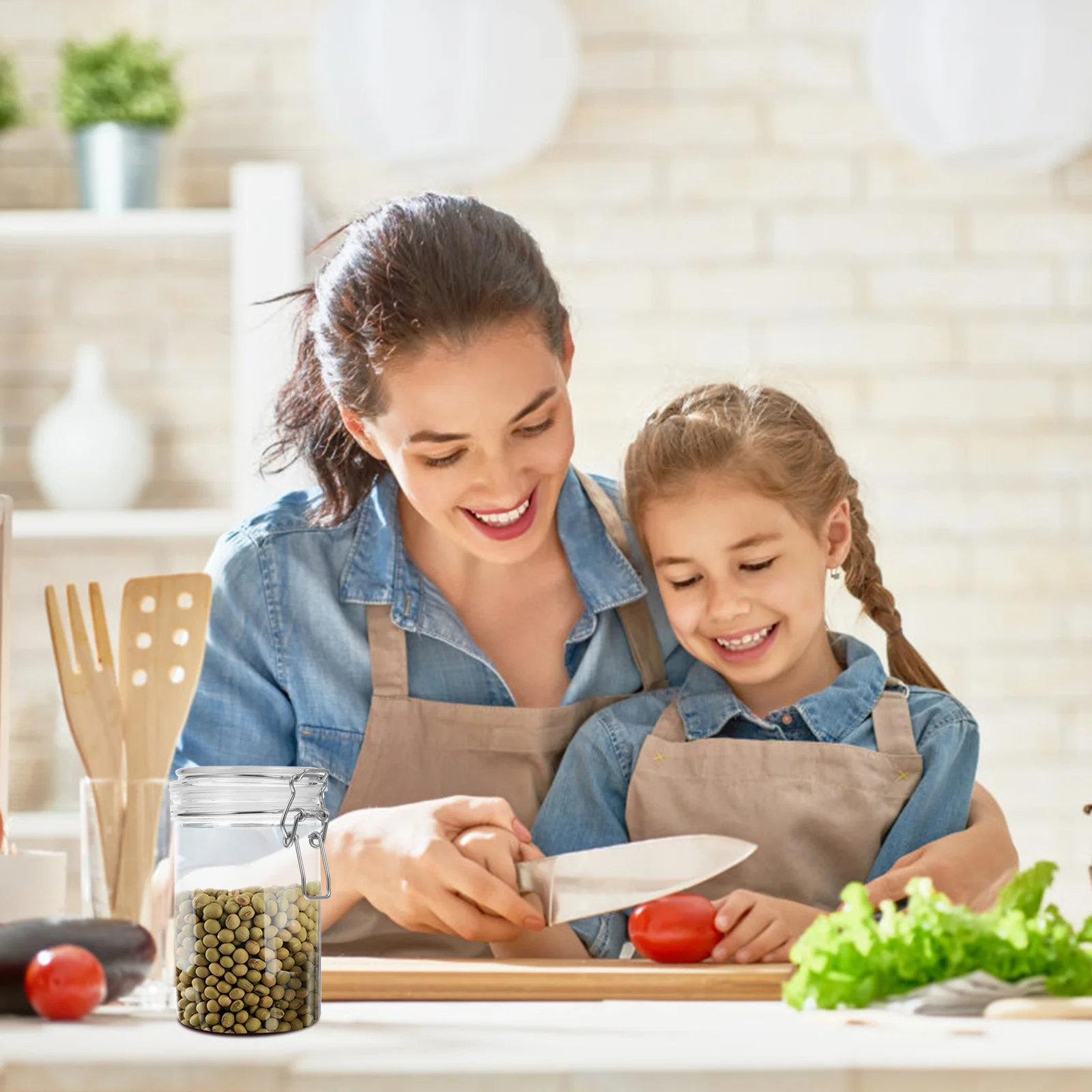 750Ml Plastic Storage Canister Snack Food Freshness Keeper Clear Airtight Container Jar For Tea Sugar Coffee Sealed Storage Tank
750Ml Plastic Storage Canister Snack Food Freshness Keeper Clear Airtight Container Jar For Tea Sugar Coffee Sealed Storage Tank