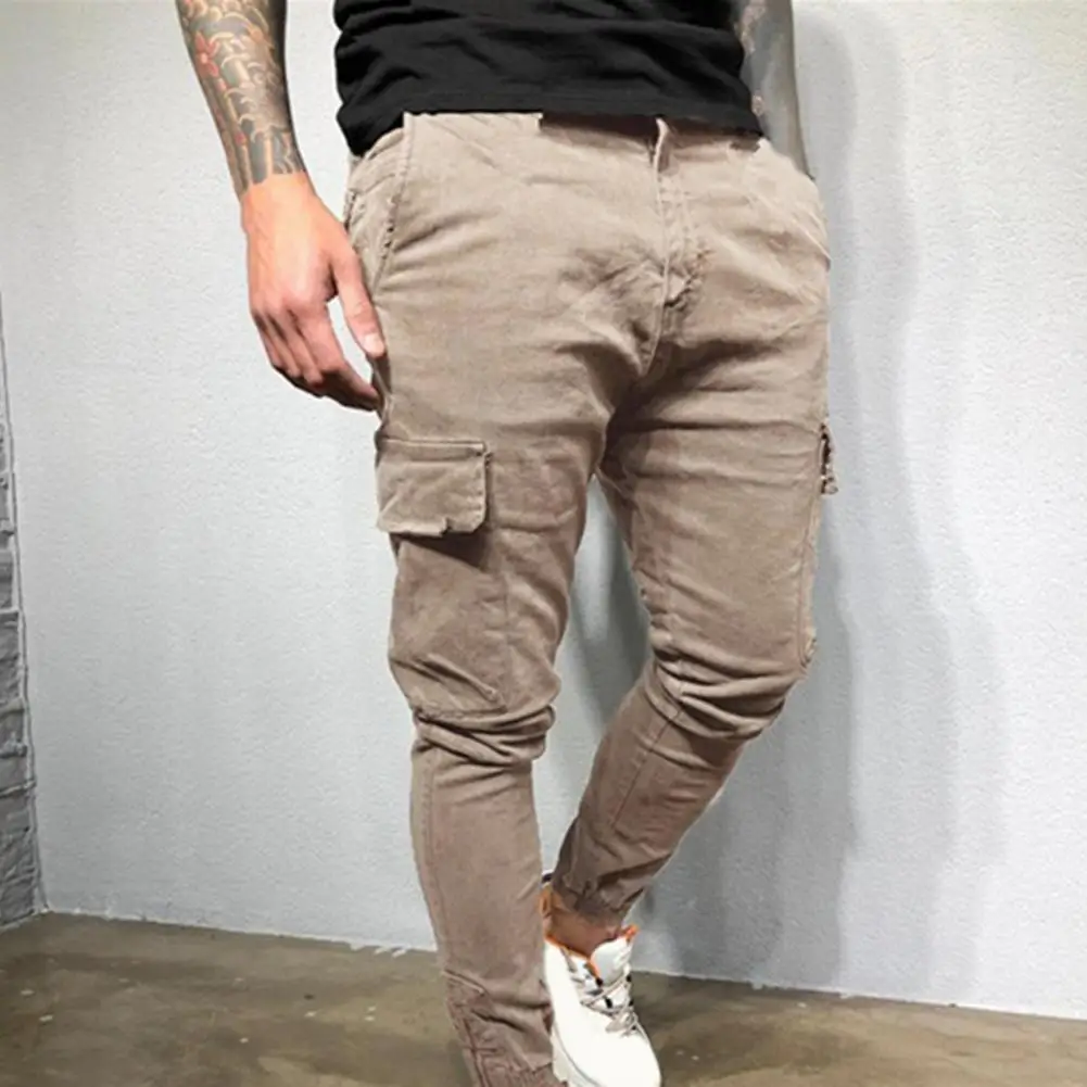 Men's Cargo Pants Solid Color Loose Tight Ankle Breathable Men Trousers for Daily Wear Pencil Pants Army Military Long Trousers
Men's Cargo Pants Solid Color Loose Tight Ankle Breathable Men Trousers for Daily Wear Pencil Pants Army Military Long Trousers