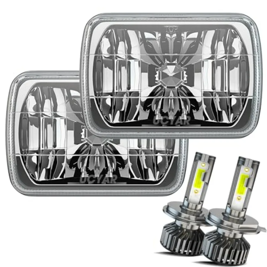 H6054 5x7 7x6 Led Headlights for Off-road 6000K White High Brightness Headlamp DOT Approved High Low Sealed Beam 9003/H4 Light
H6054 5x7 7x6 Led Headlights for Off-road 6000K White High Brightness Headlamp DOT Approved High Low Sealed Beam 9003/H4 Light
