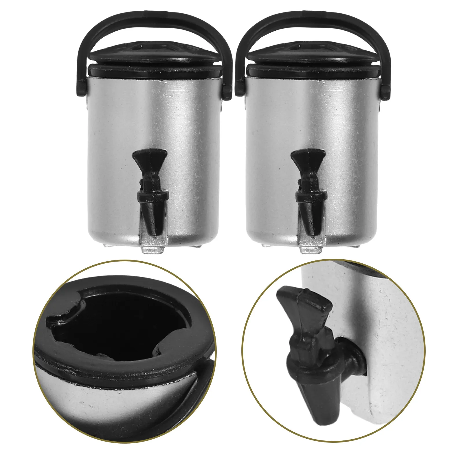 2Pcs Miniature Milk Tea Barrel Set - Realistic Small Scale Plastic Buckets for Dollhouse Tea Shop Scene Decoration, Mini House
2Pcs Miniature Milk Tea Barrel Set - Realistic Small Scale Plastic Buckets for Dollhouse Tea Shop Scene Decoration, Mini House