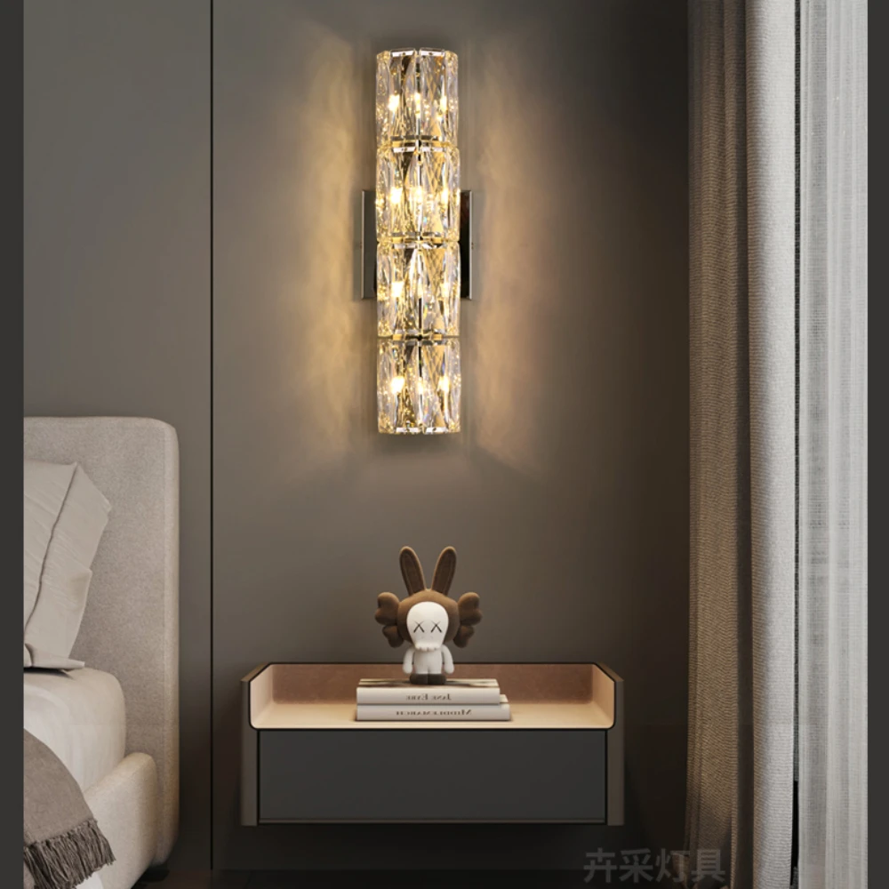 LEDModern Luxurious Crystal Wall Lamp Living Room TV Bedside Wall Lamp Porch Aisle Ceiling Lamps Interior Decorationled Lighting
LEDModern Luxurious Crystal Wall Lamp Living Room TV Bedside Wall Lamp Porch Aisle Ceiling Lamps Interior Decorationled Lighting