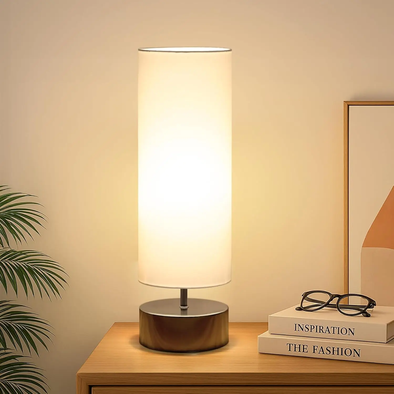 3-Way Dimmable Touch Table Lamp, 9W LED Bulb Included, Modern Bedside Lamp for Bedroom
3-Way Dimmable Touch Table Lamp, 9W LED Bulb Included, Modern Bedside Lamp for Bedroom