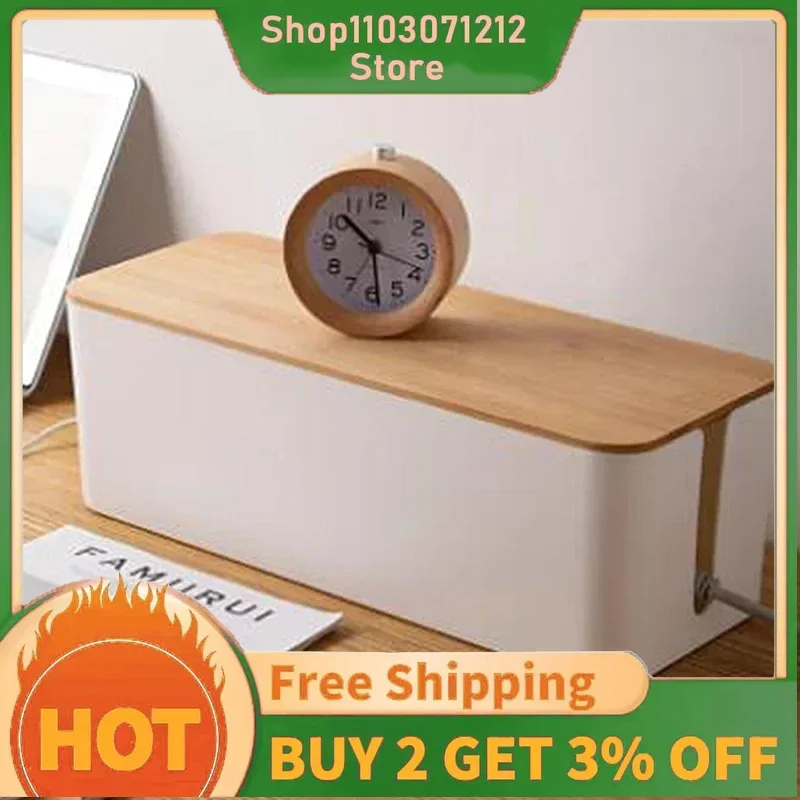 Wooden Cable Storage Box Power Line Storages Case Simple Anti-Dust Charger Socket Network Line Placing Bin Power Strip Protector
Wooden Cable Storage Box Power Line Storages Case Simple Anti-Dust Charger Socket Network Line Placing Bin Power Strip Protector