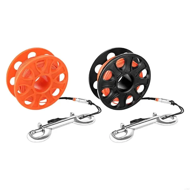 Scubas Diving Reel Finger Spool With Snapping Clip Plastic Freediving Spool Dives Reel for Underwater Scubas Diving
Scubas Diving Reel Finger Spool With Snapping Clip Plastic Freediving Spool Dives Reel for Underwater Scubas Diving