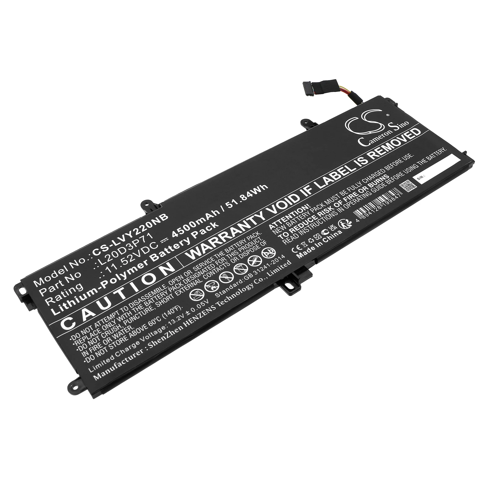 Сменный аккумулятор CS для Lenovo ThinkPad X13 Yoga G2, ThinkPad X13 Yoga G2 20W80007Z, ThinkPa
Сменный аккумулятор CS для Lenovo ThinkPad X13 Yoga G2, ThinkPad X13 Yoga G2 20W80007Z, ThinkPa