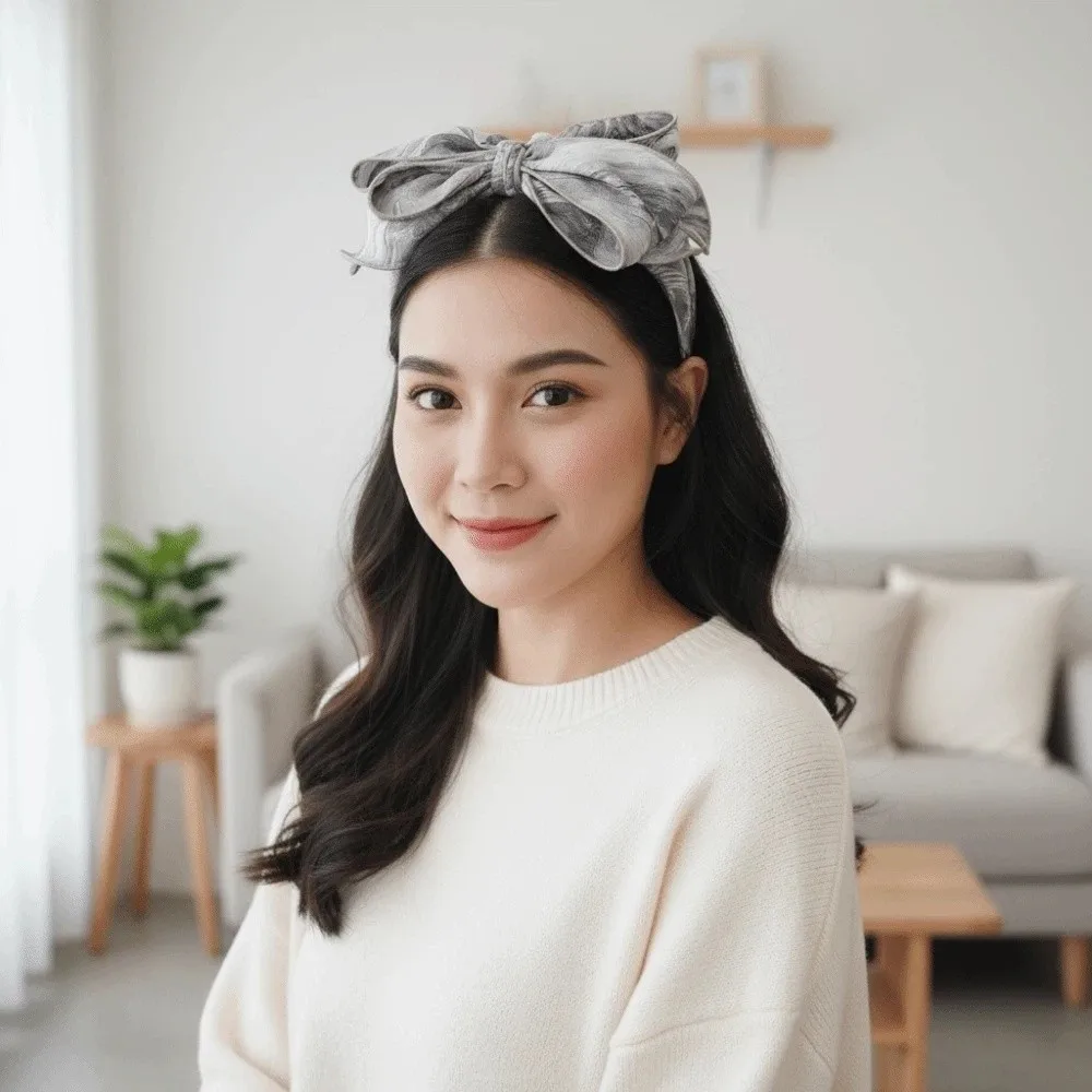 Headwear Three-layer Bow Headband ABS Creative Bownot Wide Hair Hoop Rose Contrasting Colors Floral Printed Hairband Daily
Headwear Three-layer Bow Headband ABS Creative Bownot Wide Hair Hoop Rose Contrasting Colors Floral Printed Hairband Daily
