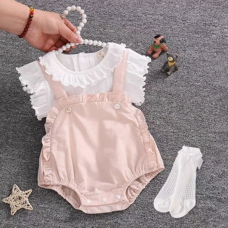 Baby Girl Summer Outfit Top Bag Fart Pants Two Piece Set Sweet and Cute Baby Summer Outfit Skirt
Baby Girl Summer Outfit Top Bag Fart Pants Two Piece Set Sweet and Cute Baby Summer Outfit Skirt
