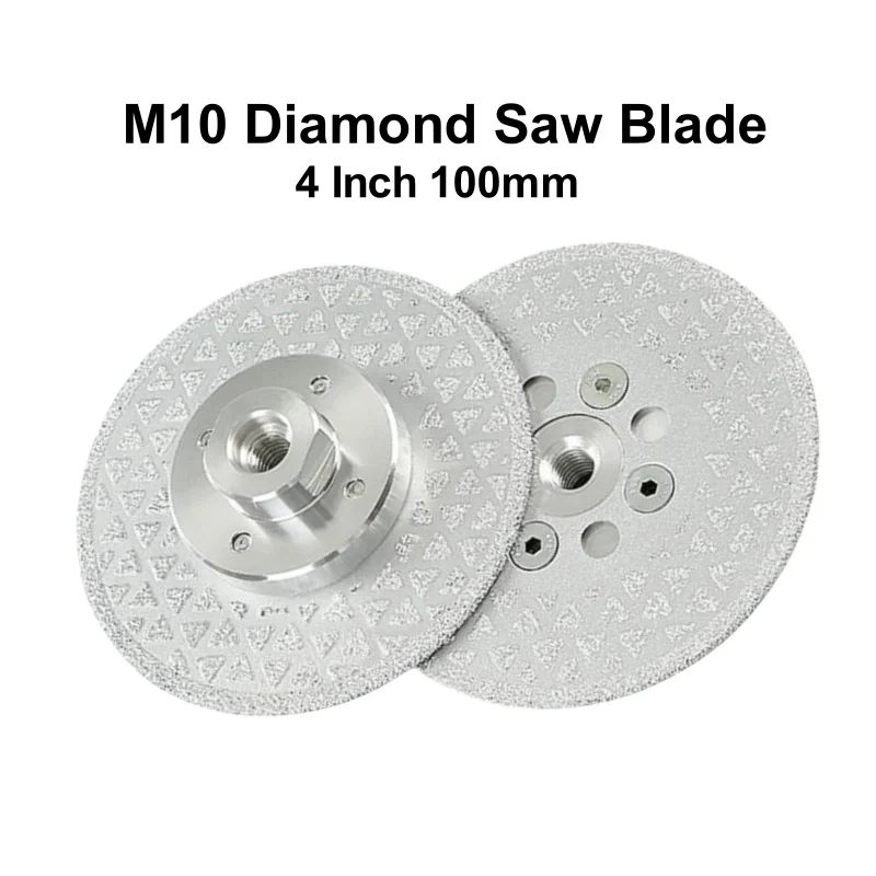 M10 Vacuum Brazed Diamond Cutting Wheel Saw Blade Double Sides Disc For Marble Concrete Ceramic Tile Cutting Grinding Wheel
M10 Vacuum Brazed Diamond Cutting Wheel Saw Blade Double Sides Disc For Marble Concrete Ceramic Tile Cutting Grinding Wheel