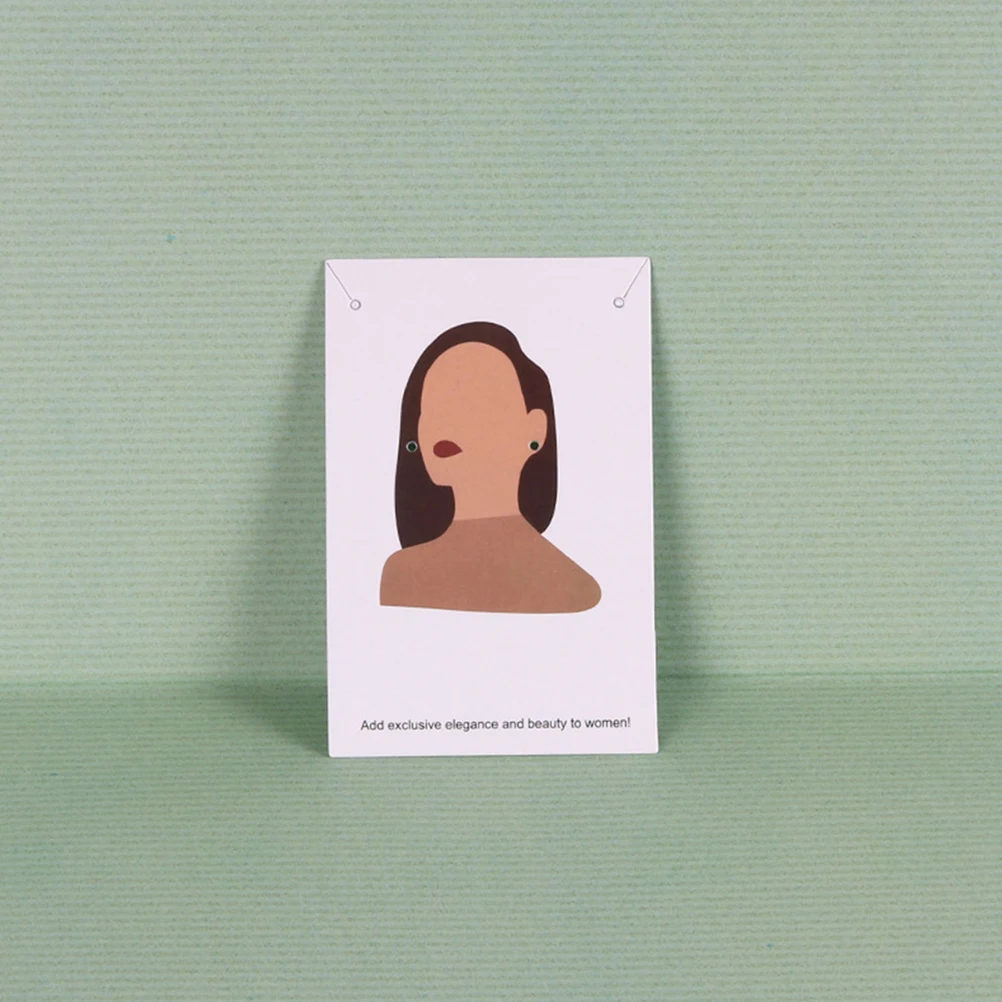 100pcs Creative Earring For Ear Studs Necklace Display Jewelry Holder Paper Cards Durable Jewelry Display Supplies Earring
100pcs Creative Earring For Ear Studs Necklace Display Jewelry Holder Paper Cards Durable Jewelry Display Supplies Earring