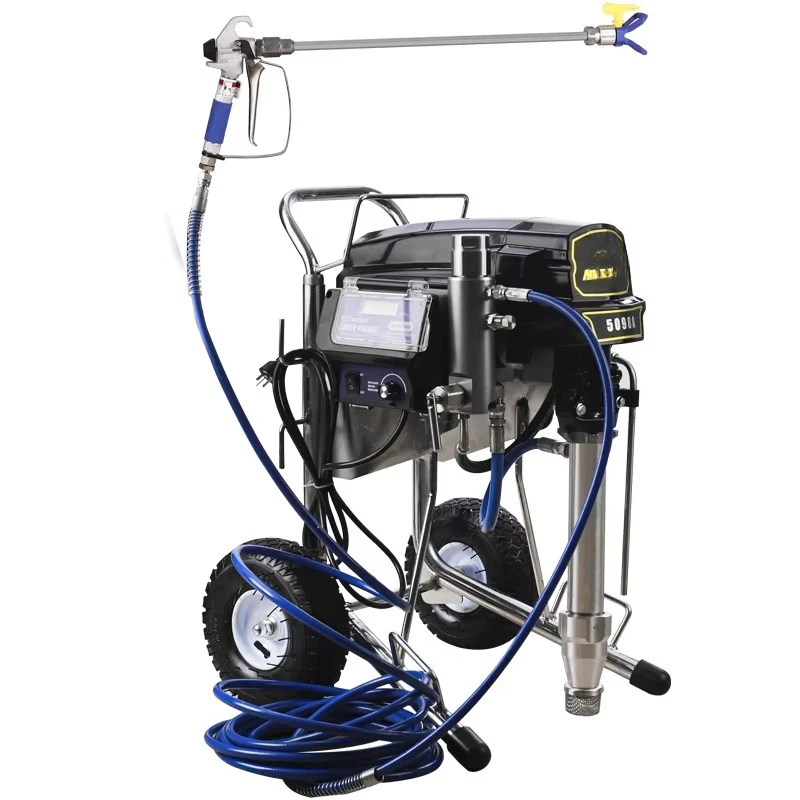 220V professional large electric high voltage brushless motor airless latex paint spraying machine
220V professional large electric high voltage brushless motor airless latex paint spraying machine