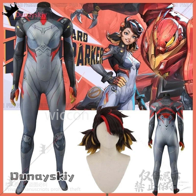 Anime Game Rivals Cosplay Peni Costume Parkerr Y2K Punk Sexy Jumpsuit Cute Lovely Bodysuit Wigs Jirai Kei Girls Cos 코스프레
Anime Game Rivals Cosplay Peni Costume Parkerr Y2K Punk Sexy Jumpsuit Cute Lovely Bodysuit Wigs Jirai Kei Girls Cos 코스프레