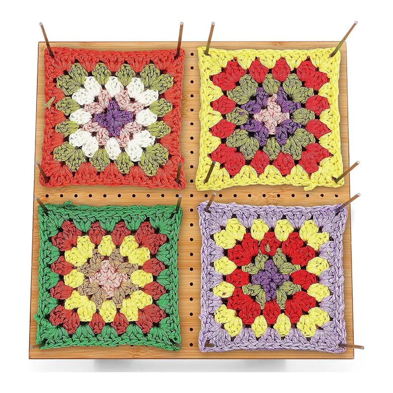 Crochet Blocking Board With 20 Pins/Pegs, Blocking Board For Crocheting Knitting, Wooden Crocheting For Crochetersabkw
Crochet Blocking Board With 20 Pins/Pegs, Blocking Board For Crocheting Knitting, Wooden Crocheting For Crochetersabkw