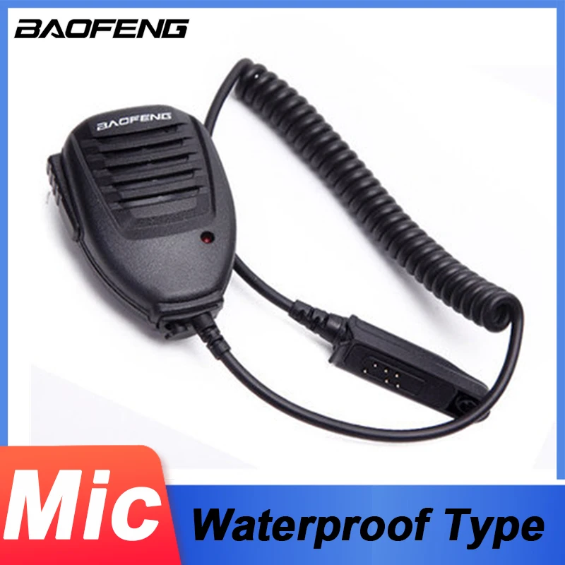 Original Baofeng UV-9R Plus Waterproof PTT Speaker Microphone Two Way Radio Mic For UV9R BF-A58 GT-3WP BF-9700 S56 Walkie Talkie
Original Baofeng UV-9R Plus Waterproof PTT Speaker Microphone Two Way Radio Mic For UV9R BF-A58 GT-3WP BF-9700 S56 Walkie Talkie