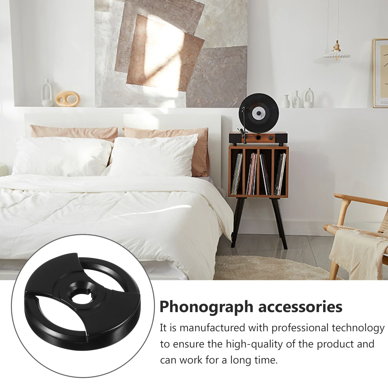 Vinyl Record Adapter 45 To 33 Turntable Converter Disc Adapter For Record Player Turntable Accessory
Vinyl Record Adapter 45 To 33 Turntable Converter Disc Adapter For Record Player Turntable Accessory