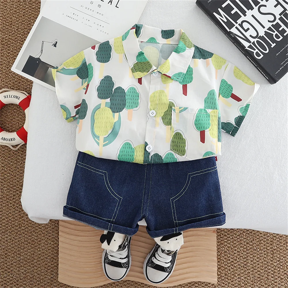 Newborn Baby Boy Summer Clothes Fashion Casual Print Shirt Shorts 2Pcs Baby Suits Kids Boys Clothing Sets Outfits 1-4 Years
Newborn Baby Boy Summer Clothes Fashion Casual Print Shirt Shorts 2Pcs Baby Suits Kids Boys Clothing Sets Outfits 1-4 Years