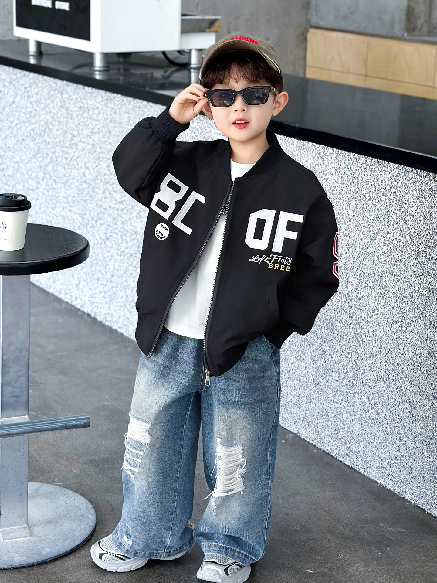 Spring Faionable Boys' Baseball Jaet Children's Outerwear Versatile Baby Coat Breathable Cotton Polyester Blend Long S...
Spring Faionable Boys' Baseball Jaet Children's Outerwear Versatile Baby Coat Breathable Cotton Polyester Blend Long S...