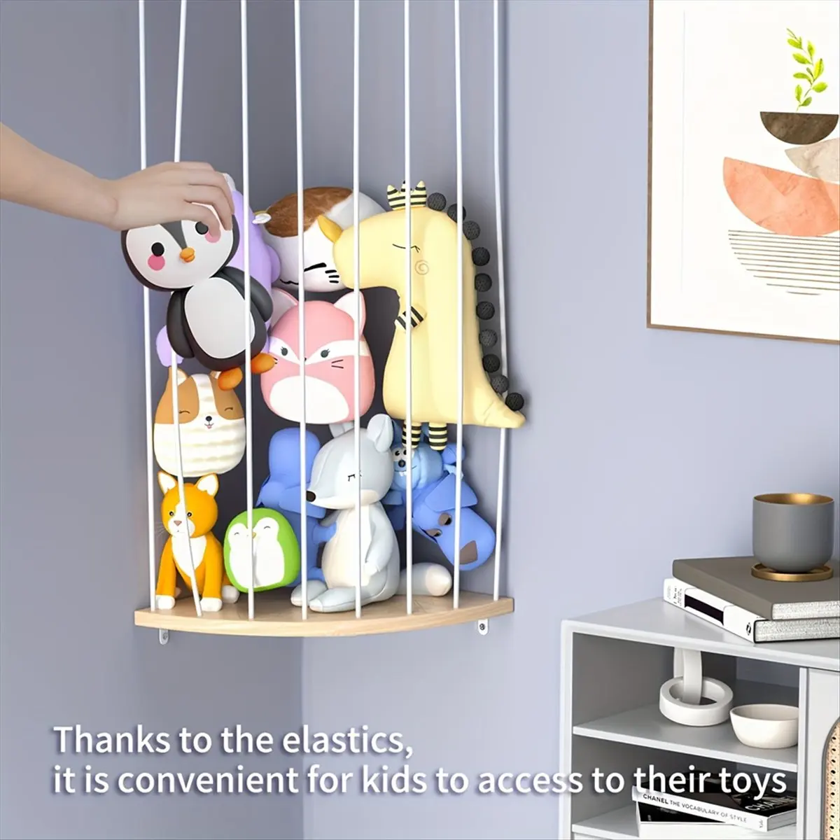 HITL Corner Stuffed Animal Zoo, большой вертикальный органайзер для хранения мягких игрушек - для плюшевых игрушек
HITL Corner Stuffed Animal Zoo, большой вертикальный органайзер для хранения мягких игрушек - для плюшевых игрушек