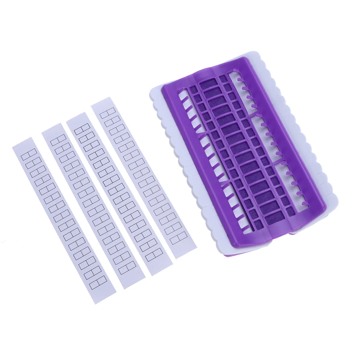 30 Spot Floss Organizer Heavy Duty PVC Material Keeps Threads Neat Cross Stitch Embroidery Storage Case Purple
30 Spot Floss Organizer Heavy Duty PVC Material Keeps Threads Neat Cross Stitch Embroidery Storage Case Purple