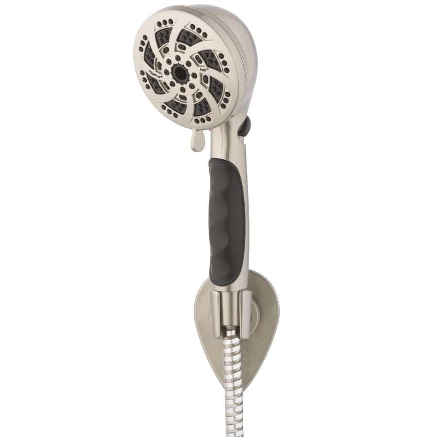 Fury RV Brushed Nickel 5-Setting Handheld Shower Head with 72-Inch Hose
Fury RV Brushed Nickel 5-Setting Handheld Shower Head with 72-Inch Hose