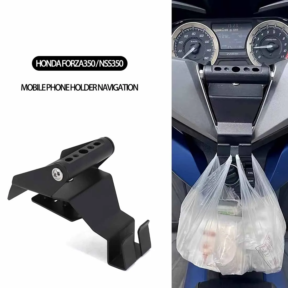 Phone Holder Navigation For za350 NSS350 Phone Mounting Bracket Navigation Bracket For Honda Forza 350 FORZA 300 NSS 350
Phone Holder Navigation For za350 NSS350 Phone Mounting Bracket Navigation Bracket For Honda Forza 350 FORZA 300 NSS 350