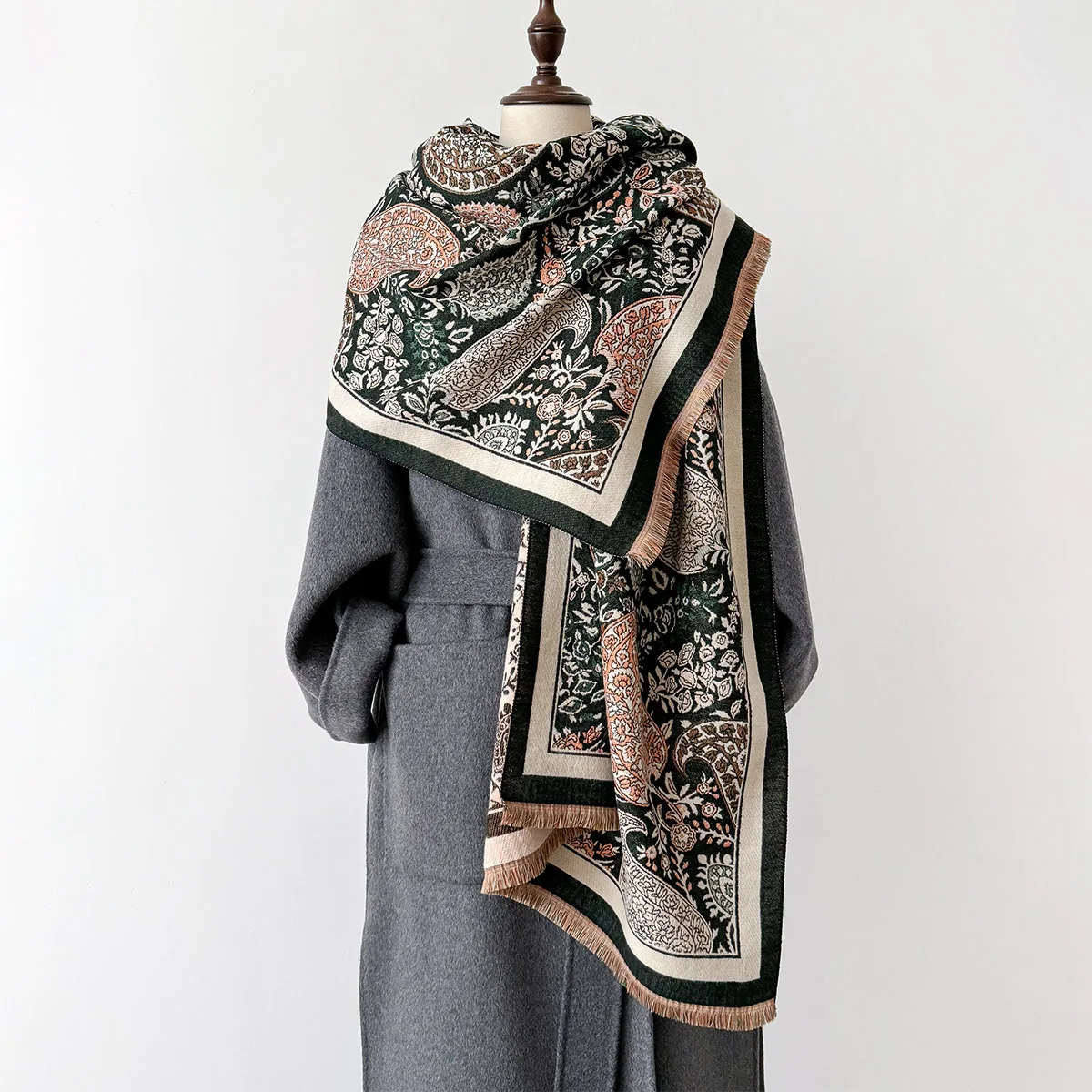 Women Winter Scarf Cashmere Pashmina Shawls and Wraps Floral Print Warm Thick Scarves Blanket for Lady 2024
Women Winter Scarf Cashmere Pashmina Shawls and Wraps Floral Print Warm Thick Scarves Blanket for Lady 2024