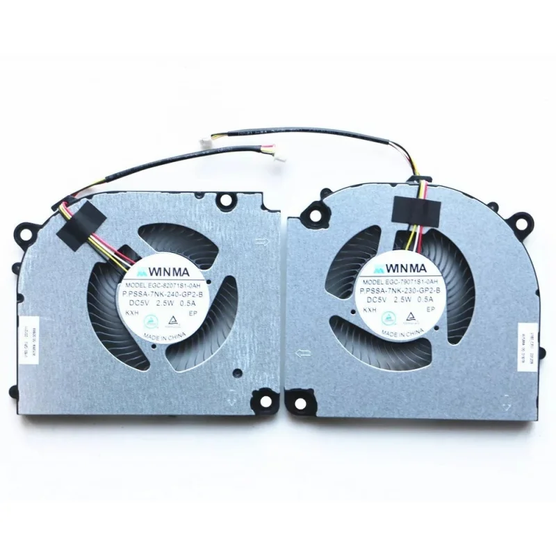 Новые вентиляторы охлаждения CPU/GPU (левый+правый) для ноутбука Gigabyte G5 KF RC55
Новые вентиляторы охлаждения CPU/GPU (левый+правый) для ноутбука Gigabyte G5 KF RC55