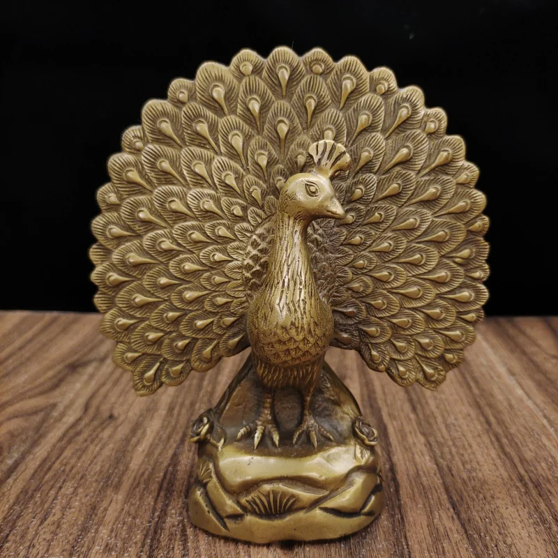 Brass Peacock Ornament Peacock Spreading Tail Decoration Creative Gift Craft Wholesale
Brass Peacock Ornament Peacock Spreading Tail Decoration Creative Gift Craft Wholesale