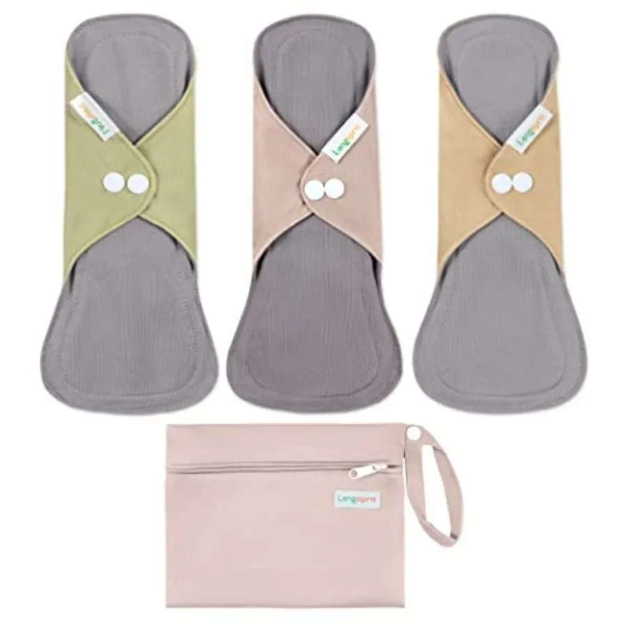 Cotton Reusable Ped Pa Women, Wasable Pa Menstrual, ular orncy Cotton Clot Menstrual 3pcs t wit Mini Wet Bag, Suitable Menstr
Cotton Reusable Ped Pa Women, Wasable Pa Menstrual, ular orncy Cotton Clot Menstrual 3pcs t wit Mini Wet Bag, Suitable Menstr