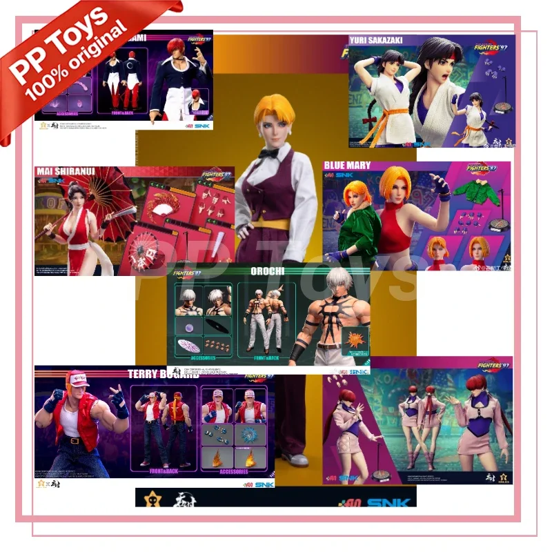 In Stock TunShi Studio 1/12 SHF The King of Fighters '97 Yagami Mai Shiranui Charmi Yuri Sakazaki Joan Orochi Marie Toy
In Stock TunShi Studio 1/12 SHF The King of Fighters '97 Yagami Mai Shiranui Charmi Yuri Sakazaki Joan Orochi Marie Toy