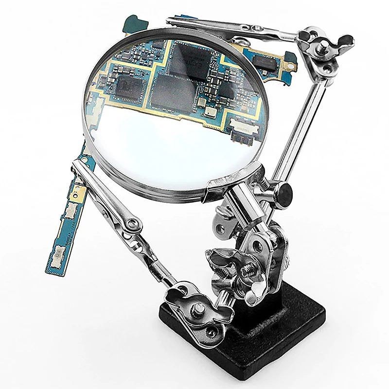 New Sale Third Hand Soldering Iron Stand Clamp Helping Hands Clip Tool PCB Holder Electrical Circuits Hobby
New Sale Third Hand Soldering Iron Stand Clamp Helping Hands Clip Tool PCB Holder Electrical Circuits Hobby