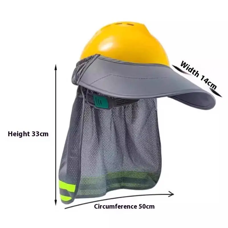 Reflective Hat Brim Reflective Cap Cover For Construction WorkersSummer Sun Shade Safety Hard Hat Neck Shield Helmets
Reflective Hat Brim Reflective Cap Cover For Construction WorkersSummer Sun Shade Safety Hard Hat Neck Shield Helmets