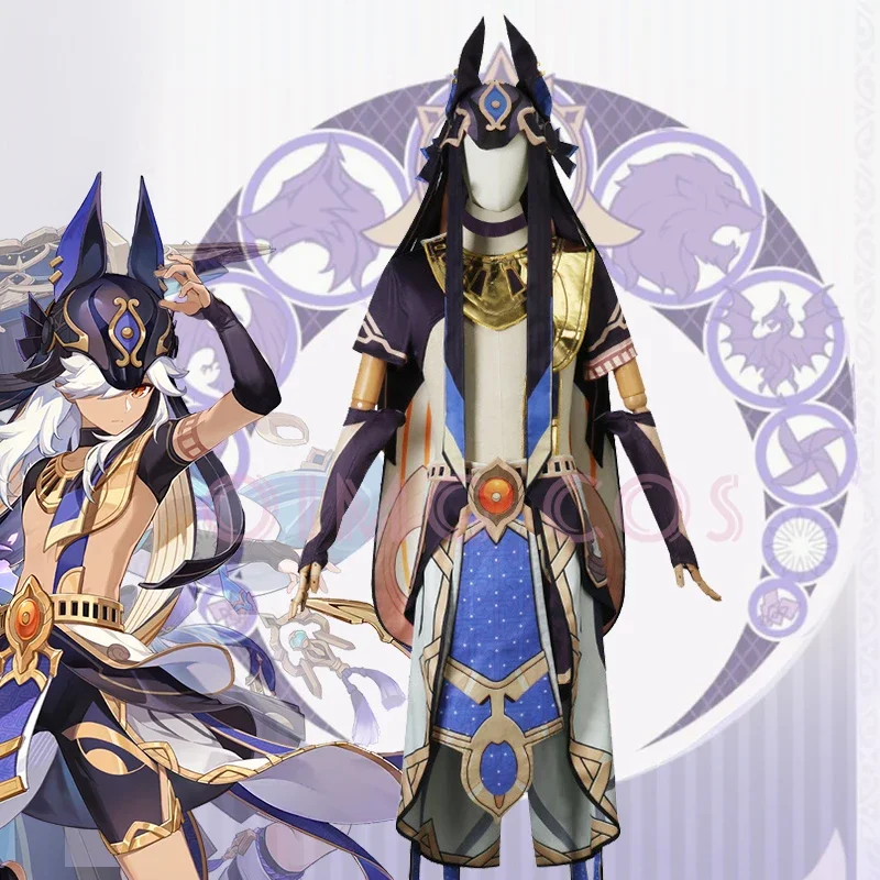 Genshin Impact Cyno Косплей Костюм Карнавальный Парик Униформа Аниме Костюмы на Хэллоуин Женские Игры
Genshin Impact Cyno Косплей Костюм Карнавальный Парик Униформа Аниме Костюмы на Хэллоуин Женские Игры