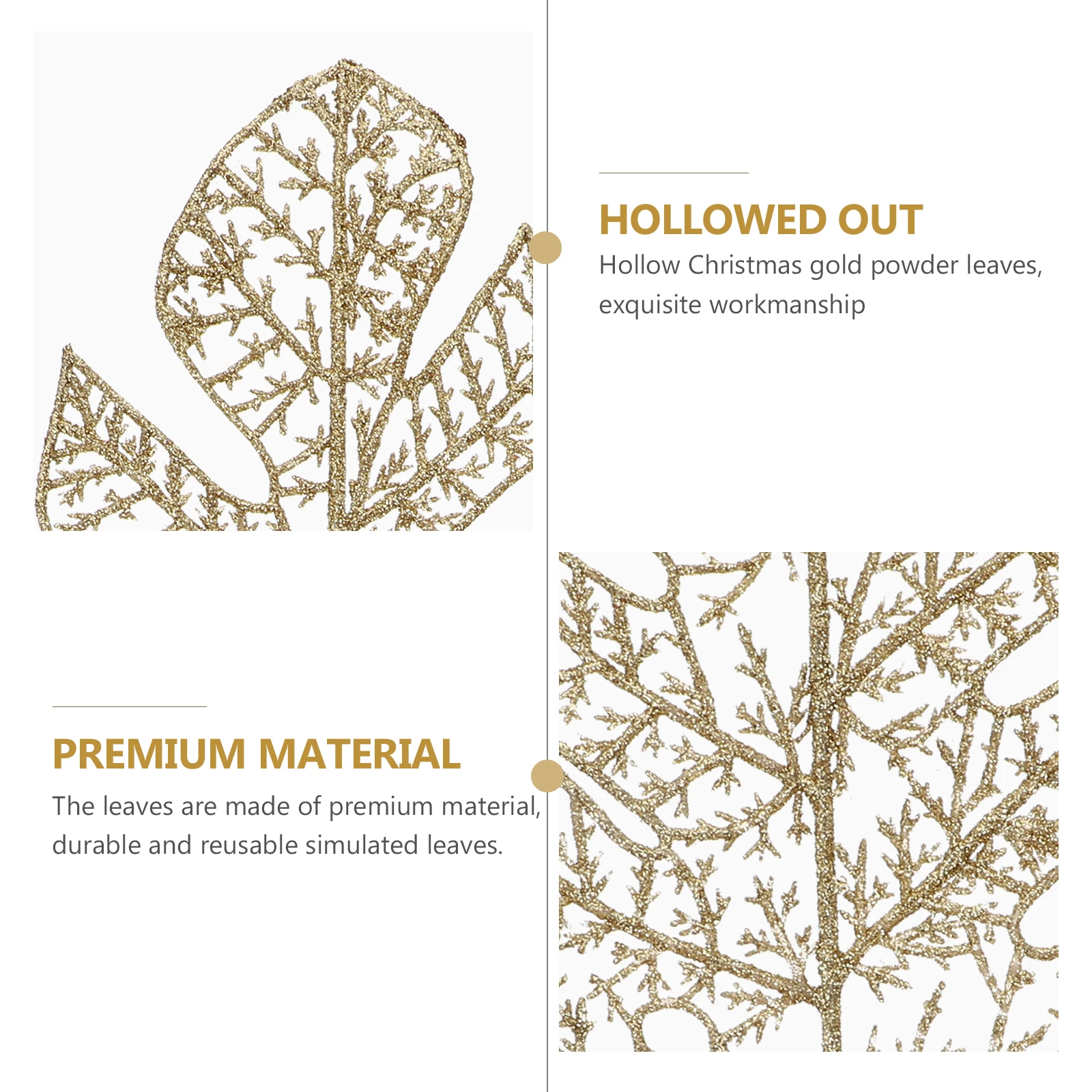 Gold Powder Monstera Leaf Decorations Xmas Accessory Simulation Leaf DIY Flower Arrangement Materials Elegant Leaves
Gold Powder Monstera Leaf Decorations Xmas Accessory Simulation Leaf DIY Flower Arrangement Materials Elegant Leaves