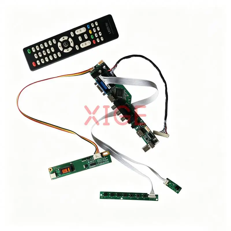 Screen Drive Controller Board Fit LP171WX2 QD17TL02 LP171W01 LP171WP4 1440*900 1CCFL USB+AV+VGA+HDMI 1440x900 30Pin LVDS Kit DIY
Screen Drive Controller Board Fit LP171WX2 QD17TL02 LP171W01 LP171WP4 1440*900 1CCFL USB+AV+VGA+HDMI 1440x900 30Pin LVDS Kit DIY