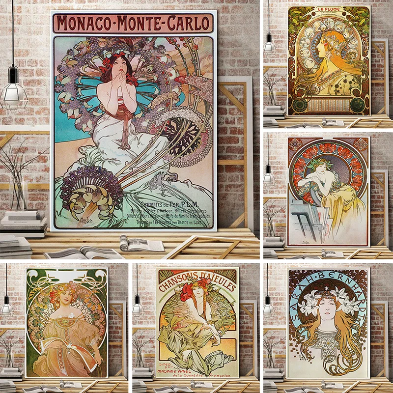 Alphonse Mucha Art Vintage Woman Print Art Canvas Poster For Living Room Decor Home Wall Picture
Alphonse Mucha Art Vintage Woman Print Art Canvas Poster For Living Room Decor Home Wall Picture