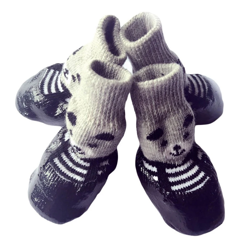 4pcs Waterproof Pet Socks Dog Cat Anti-slip Snow Ice Protection Cartoon Cotton Socks for Dogs Cats Durable Grip Paws Cleanliness
4pcs Waterproof Pet Socks Dog Cat Anti-slip Snow Ice Protection Cartoon Cotton Socks for Dogs Cats Durable Grip Paws Cleanliness