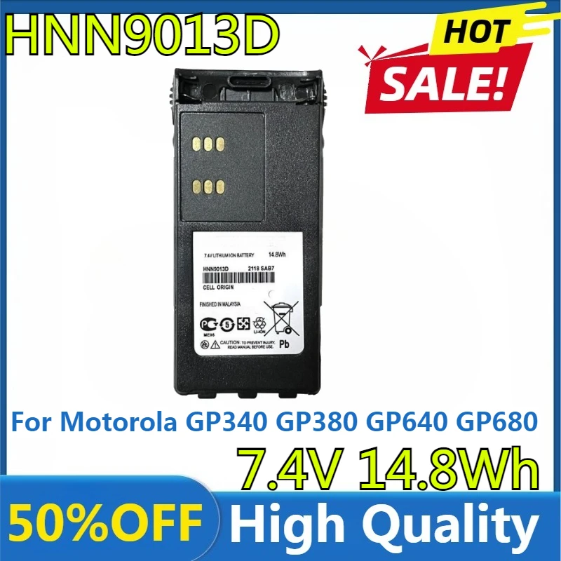 Новый аккумулятор HNN9013D 7,4 В 14,8 Втч для Motorola GP340 GP380 GP640 GP680 HT1250 HT750 GP328 PRO5150 MTX850 PR860 PTX760 GP338
Новый аккумулятор HNN9013D 7,4 В 14,8 Втч для Motorola GP340 GP380 GP640 GP680 HT1250 HT750 GP328 PRO5150 MTX850 PR860 PTX760 GP338
