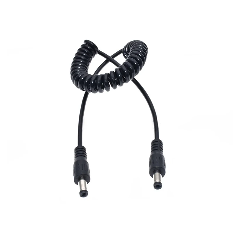 4Pcs DC 5.5*2.1mm Male to 5.5*2.1mm Male Power Retractable Cord 1.3m Power Adapter DC Jack Plug 5.5mmx2.1mm Cable With Spring
4Pcs DC 5.5*2.1mm Male to 5.5*2.1mm Male Power Retractable Cord 1.3m Power Adapter DC Jack Plug 5.5mmx2.1mm Cable With Spring