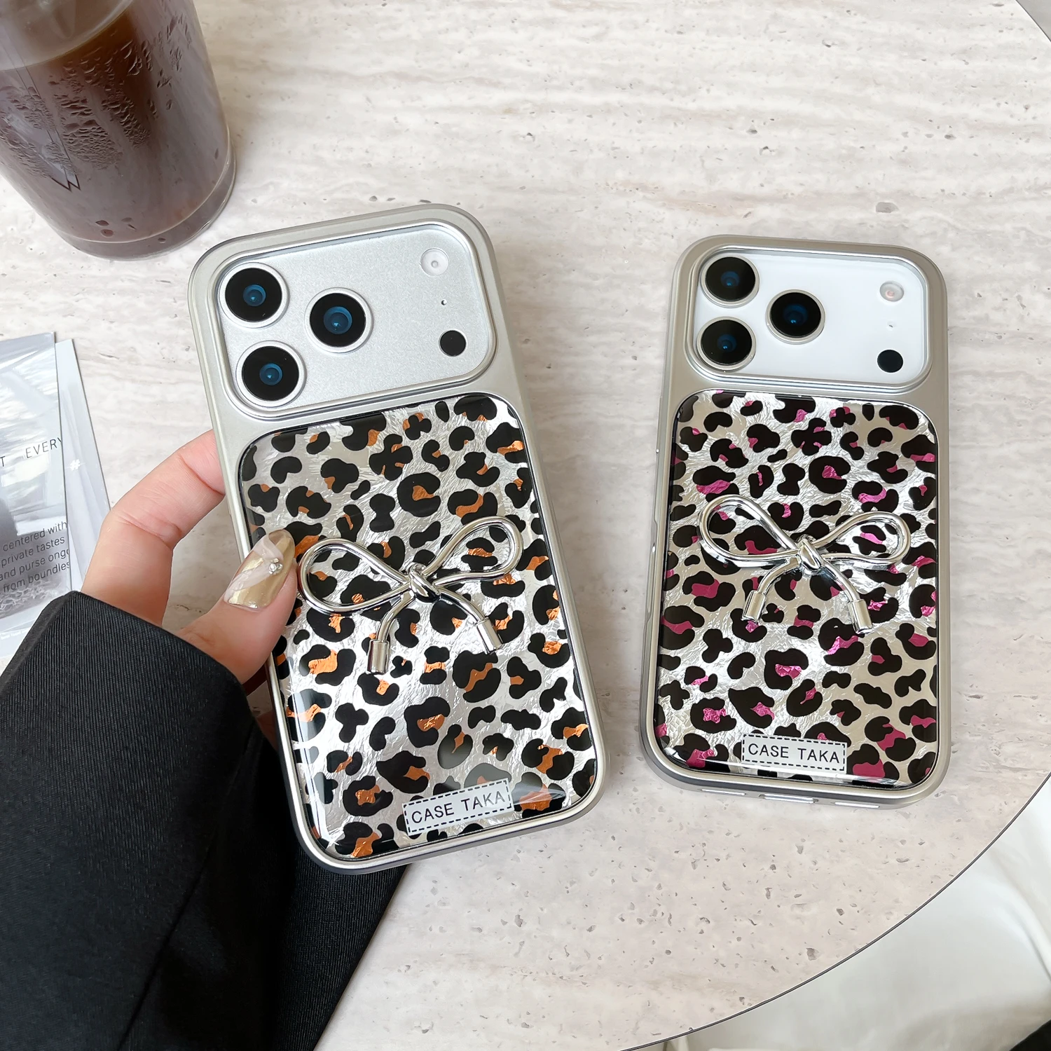 Back Cover For IPhone 13 14 15 16 Pro Max 17 Pro Case 3D Bowknot Brown Rose Leopard Panther Drop Rubber Silver Tpu Bumper Case
Back Cover For IPhone 13 14 15 16 Pro Max 17 Pro Case 3D Bowknot Brown Rose Leopard Panther Drop Rubber Silver Tpu Bumper Case