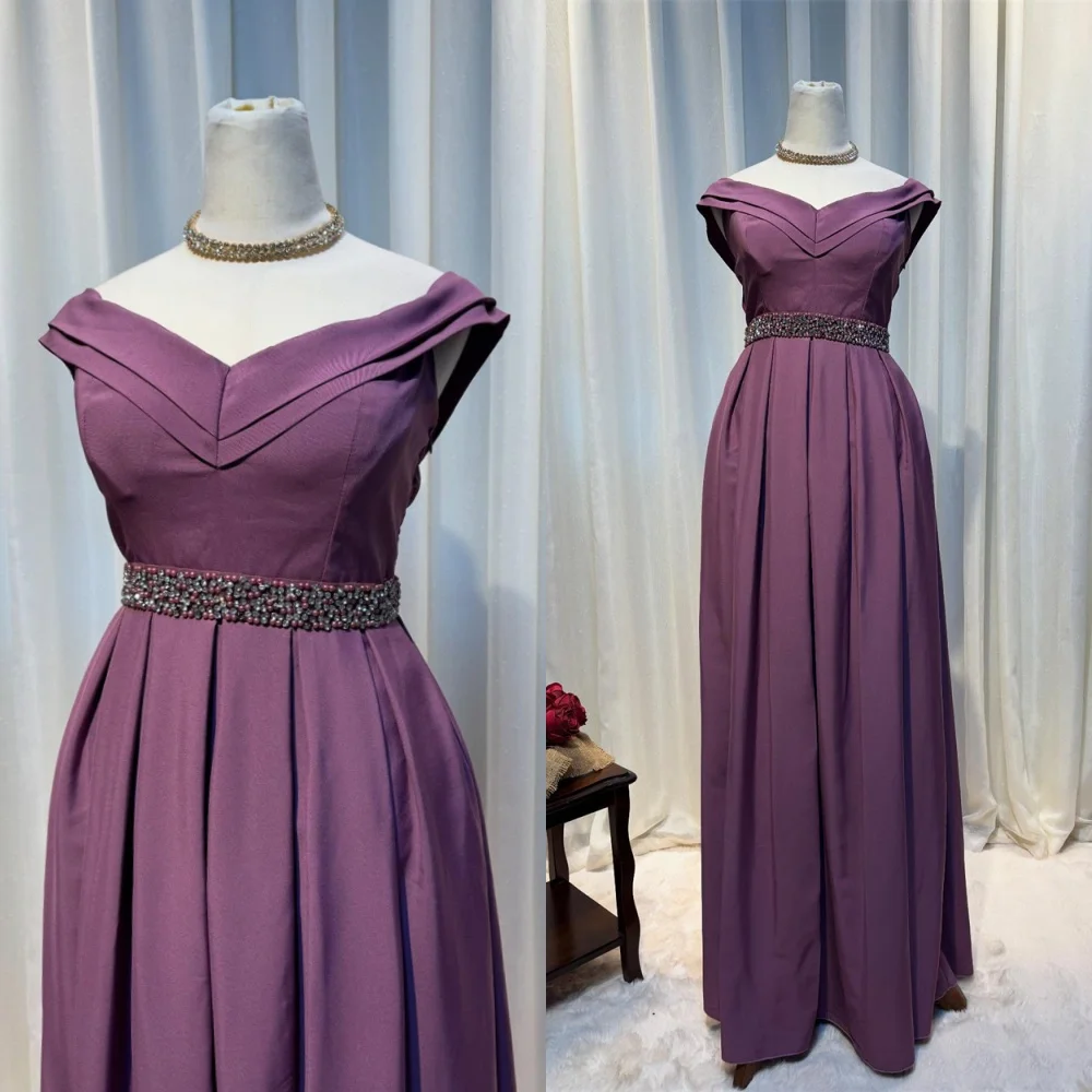 Customized Elegant Purple Evening Dress Formal Strapless V-Neck Sleeveless Homecoming Dress Fashion Special Occasion Gowns
Customized Elegant Purple Evening Dress Formal Strapless V-Neck Sleeveless Homecoming Dress Fashion Special Occasion Gowns