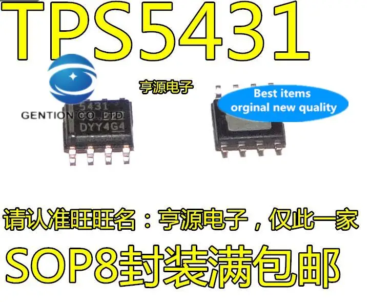 10 шт. 100% оригинал, новый в наличии TPS5431DDAR TPS5431 Шелкография: 5431
10 шт. 100% оригинал, новый в наличии TPS5431DDAR TPS5431 Шелкография: 5431